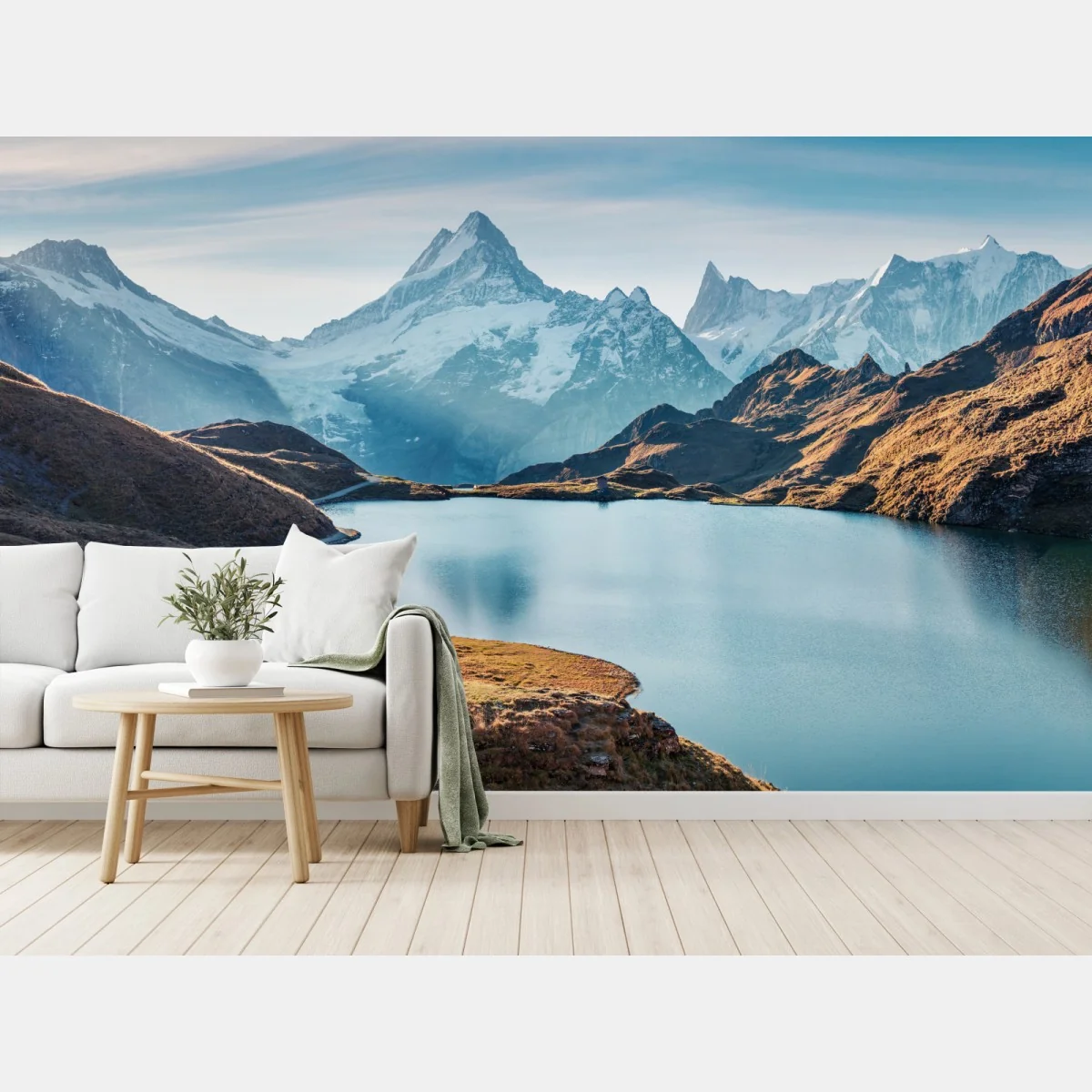 Fototapeta wschód słońca nad Bachalpsee, Alpy Szwajcarskie – Wallissimo® Fototapeta wschód słońca nad Bachalpsee, Alpy Szwajcarskie – Wallissimo®