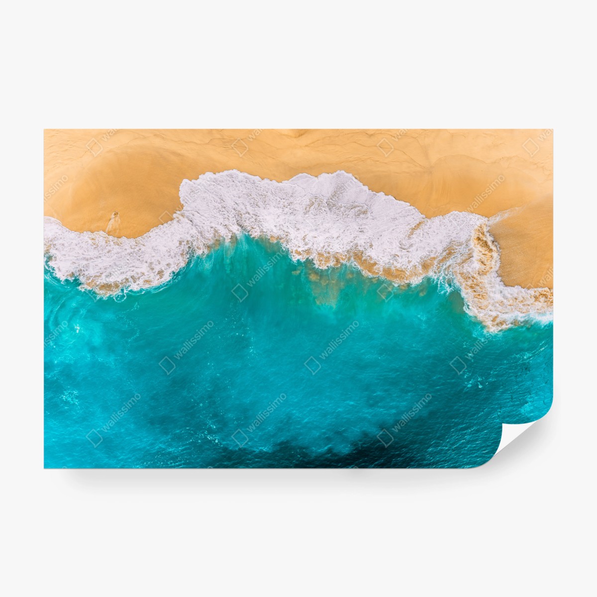 Fototapeta turkusowe fale nad plażą Kelingking, Nusa Penida – Wallissimo® Fototapeta turkusowe fale nad plażą Kelingking, Nusa Penida – Wallissimo®