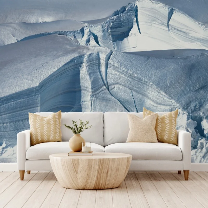 Fototapeta lodowiec i szczelina w błękicie – Wallissimo® Fototapeta lodowiec i szczelina w błękicie – Wallissimo®