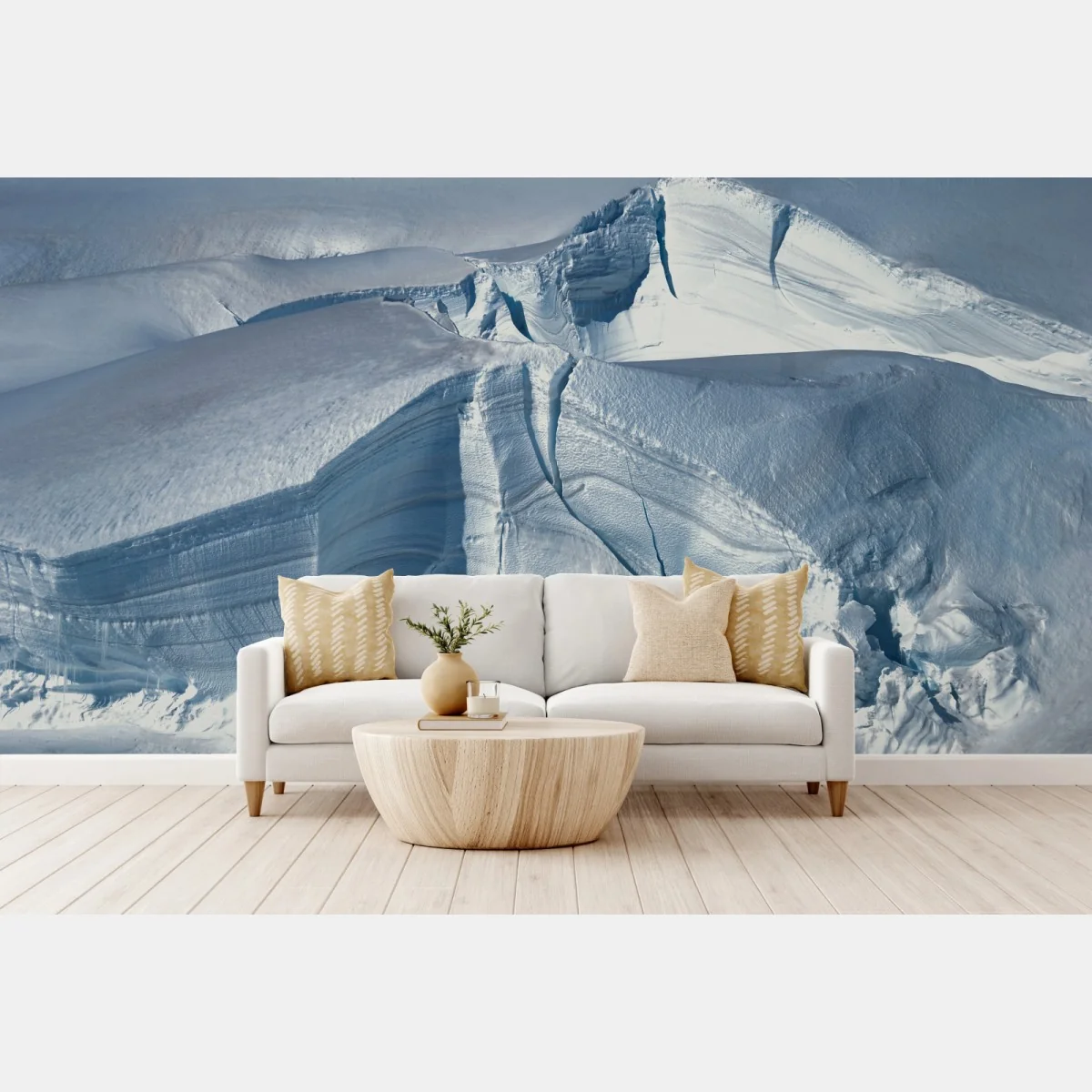 Fototapeta lodowiec i szczelina w błękicie – Wallissimo® Fototapeta lodowiec i szczelina w błękicie – Wallissimo®