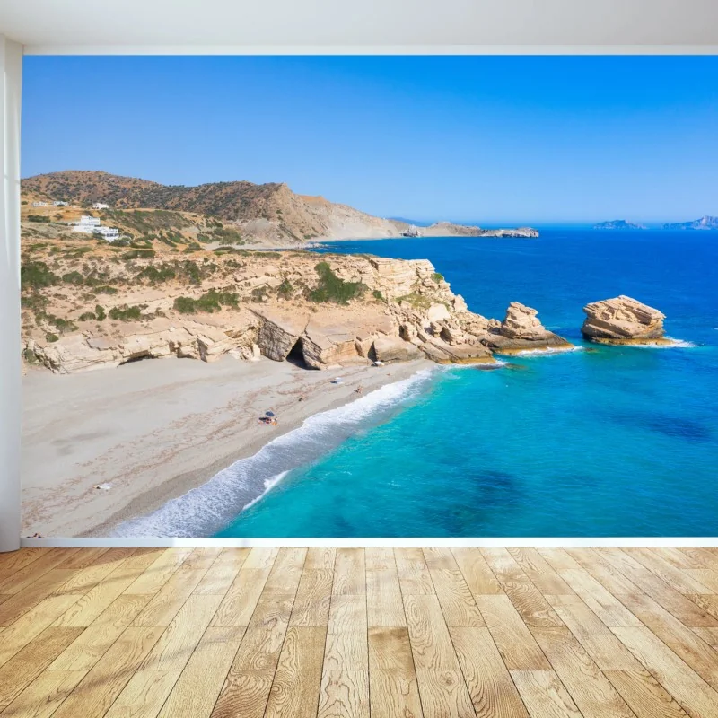 Fototapeta turkusowa nadmorska oaza – Wallissimo® Fototapeta turkusowa nadmorska oaza – Wallissimo®