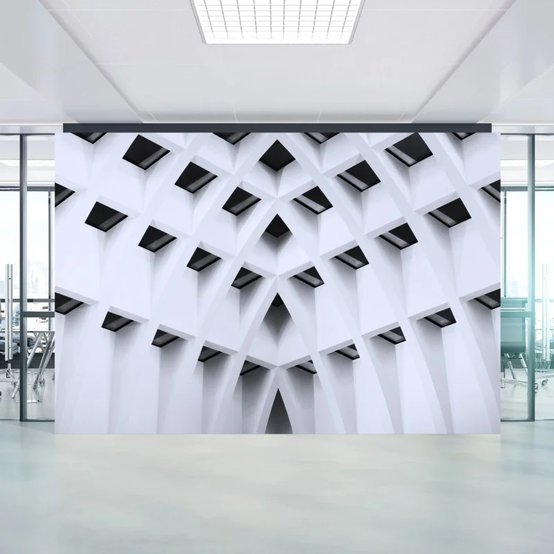 Fototapeta geometryczny łukowy sufit – Wallissimo® Fototapeta geometryczny łukowy sufit – Wallissimo®