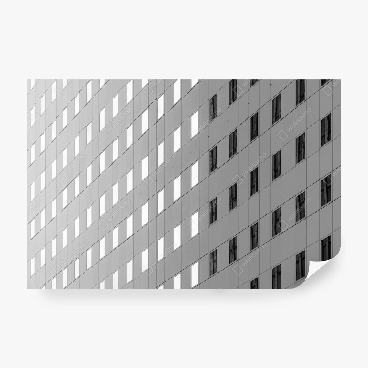 Fototapeta minimalistyczna fasada z geometrycznym wzorem – Wallissimo® Fototapeta minimalistyczna fasada z geometrycznym wzorem – Wallissimo®