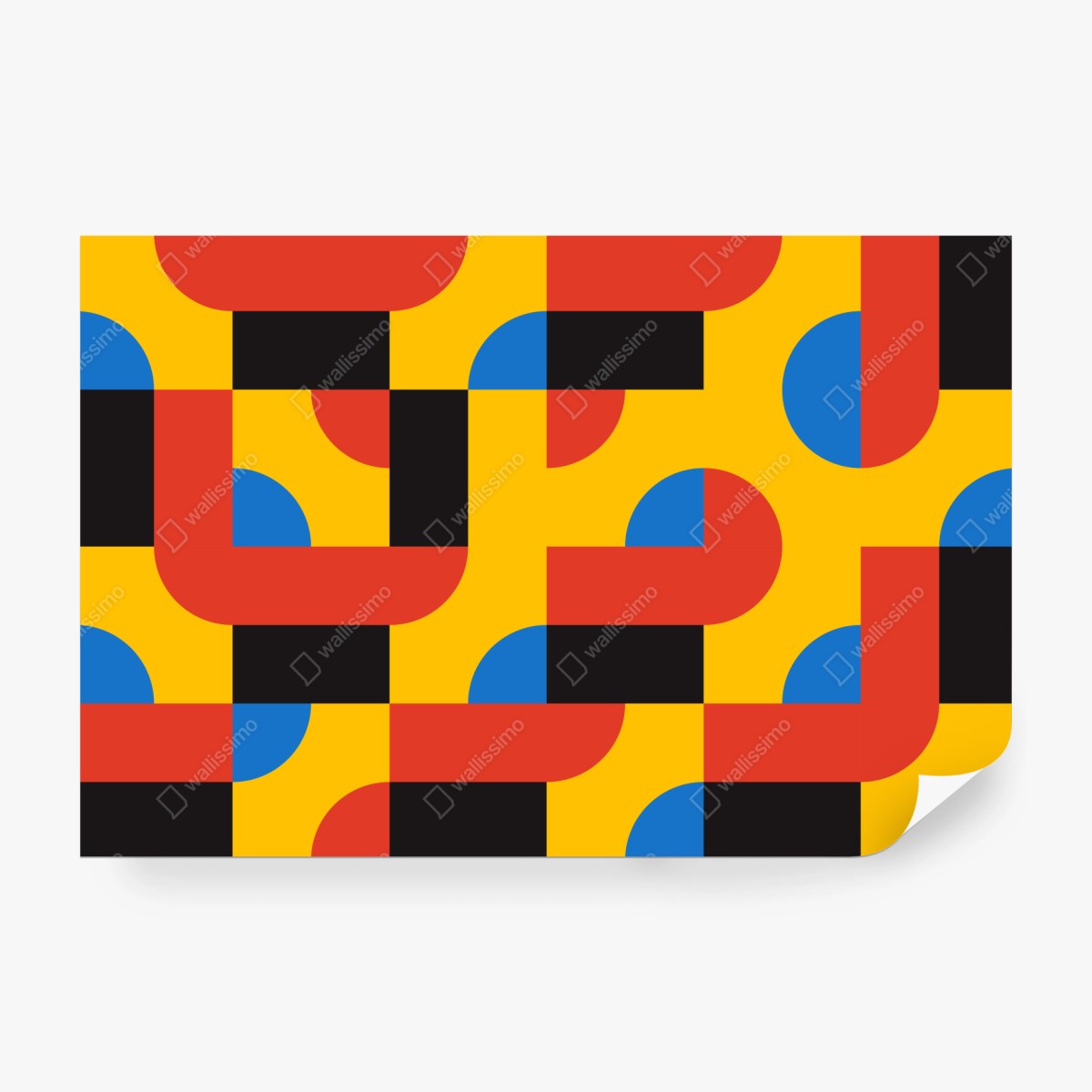 Fototapeta odważny geometryczny wzór na ścianę – Wallissimo® Fototapeta odważny geometryczny wzór na ścianę – Wallissimo®