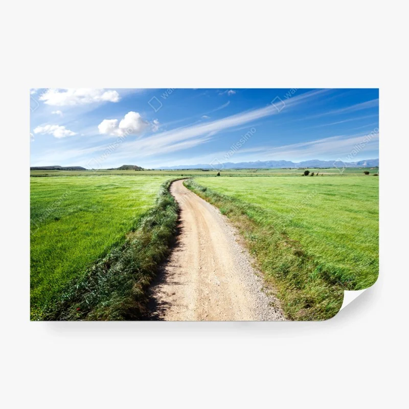 Fototapeta tropikalna plaża o zachodzie słońca z łodziami – Wallissimo®