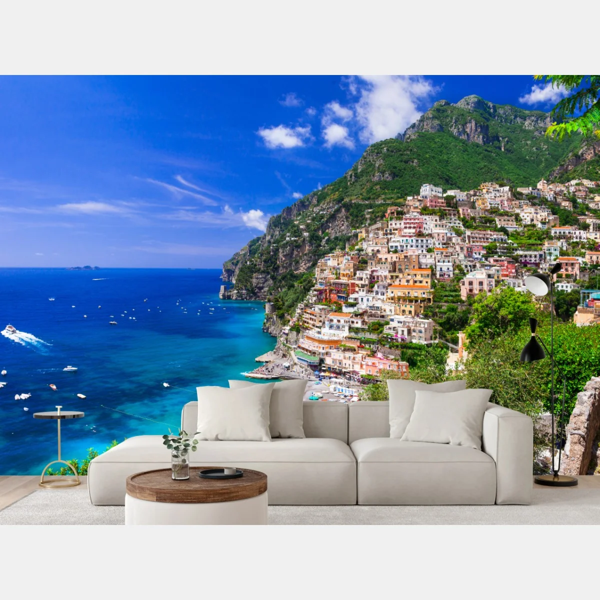 Fototapeta słoneczna panorama Positano na Wybrzeżu Amalfi – Wallissimo® Fototapeta słoneczna panorama Positano na Wybrzeżu Amalfi – Wallissimo®