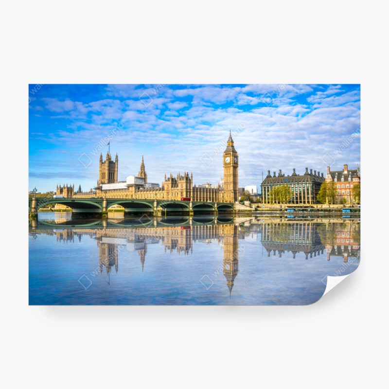 Fototapeta spokojny botaniczny wzór lotosu – Wallissimo®