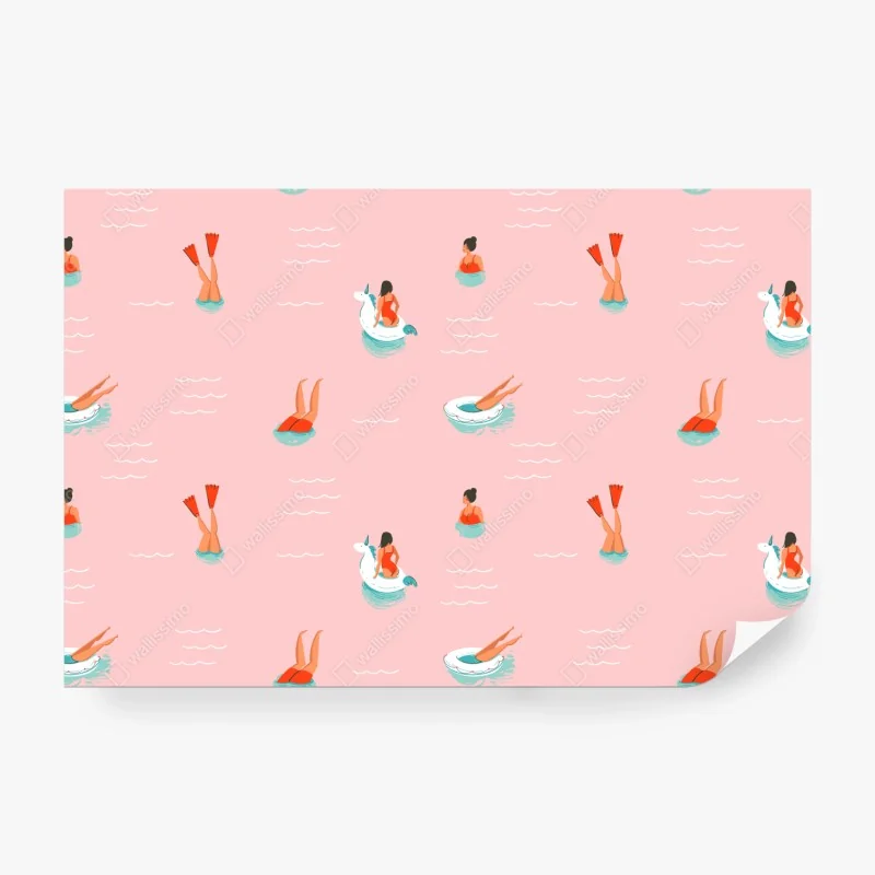 Fototapeta złoty geometryczny wzór pszenicy – Wallissimo®