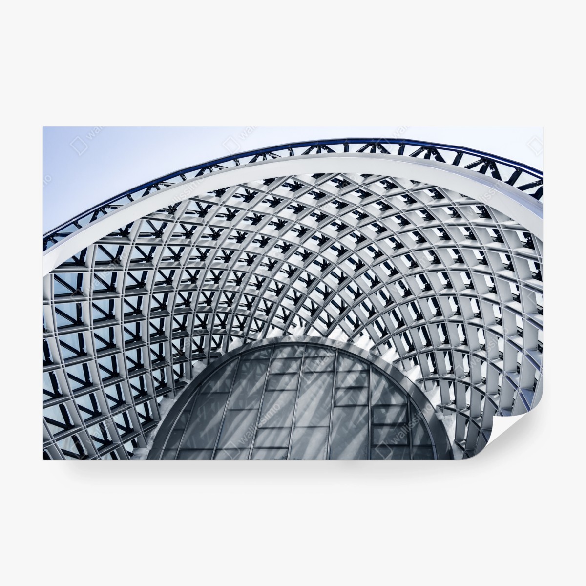 Fototapeta geometryczny łuk nowoczesnej architektury – Wallissimo® Fototapeta geometryczny łuk nowoczesnej architektury – Wallissimo®