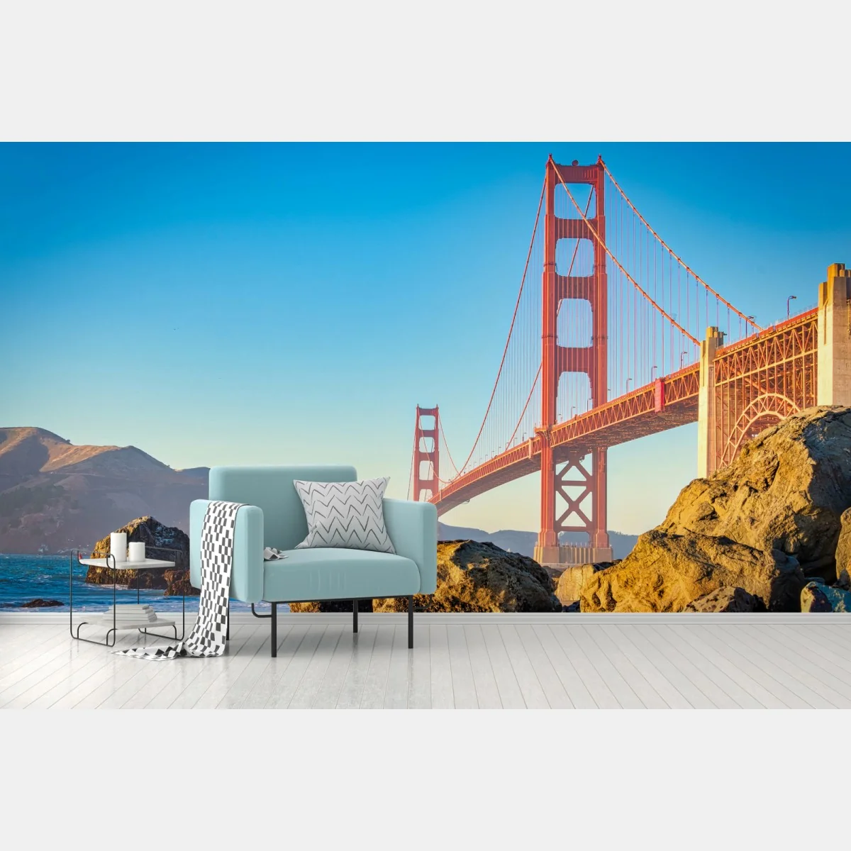Fototapeta most Golden Gate nad zatoką San Francisco – Wallissimo® Fototapeta most Golden Gate nad zatoką San Francisco – Wallissimo®