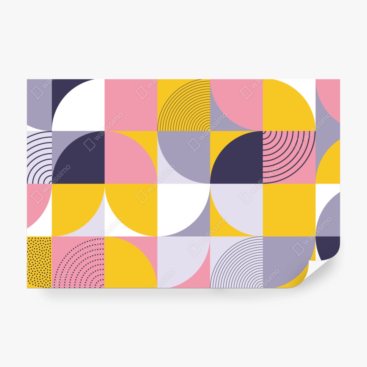 Fototapeta pastelowa geometryczna mozaika – Wallissimo® Fototapeta pastelowa geometryczna mozaika – Wallissimo®