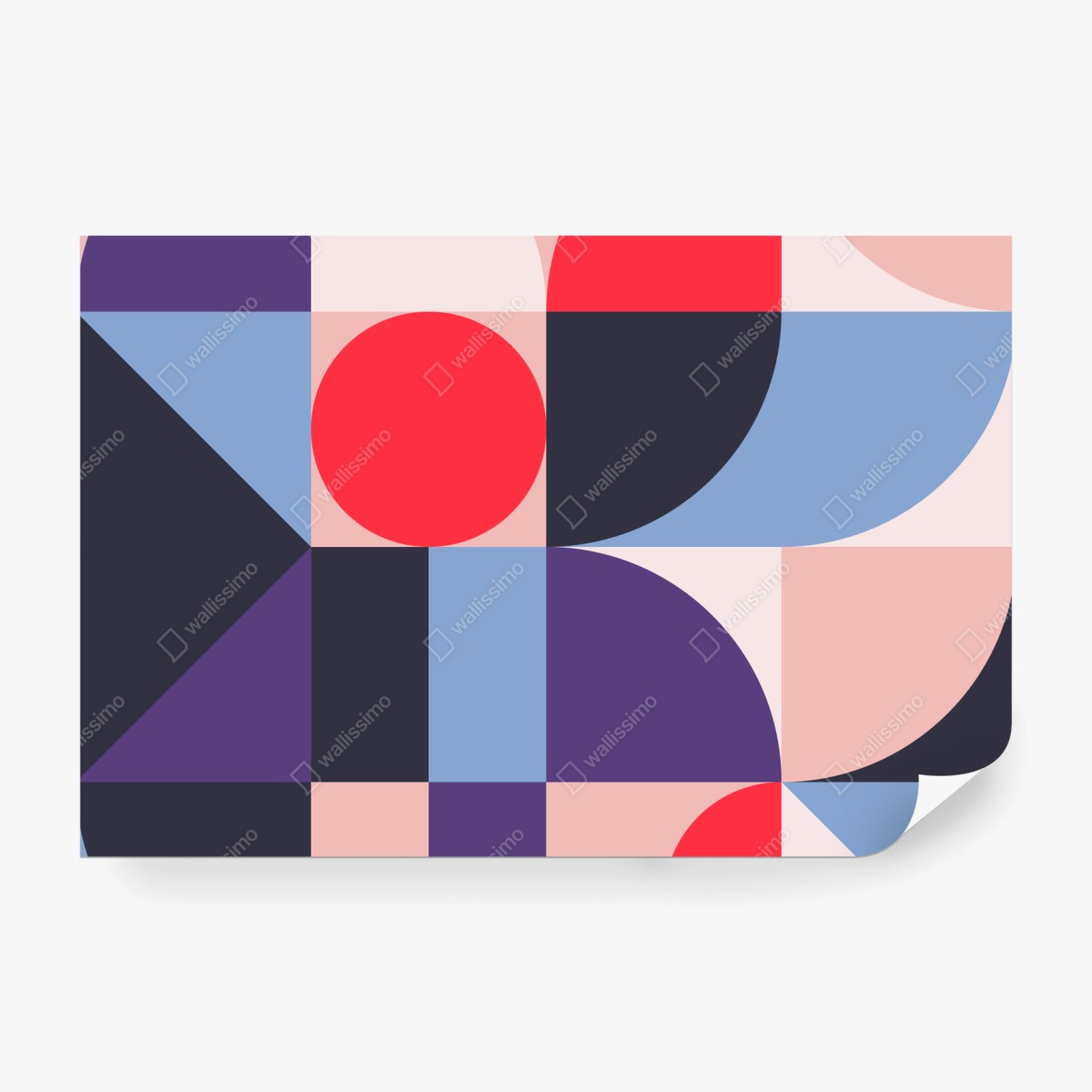 Fototapeta geometryczna pastelowa kompozycja – Wallissimo® Fototapeta geometryczna pastelowa kompozycja – Wallissimo®