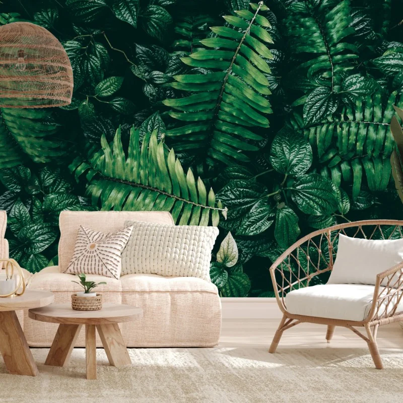 Fototapeta bujne tropikalne liście – Wallissimo® Fototapeta bujne tropikalne liście – Wallissimo®