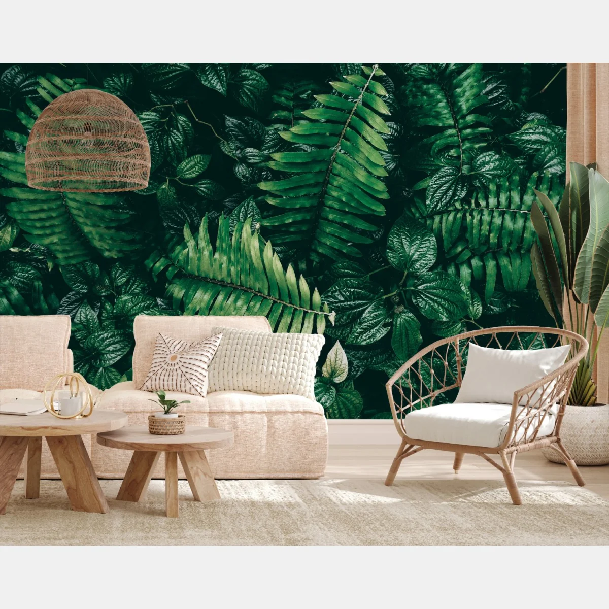 Fototapeta bujne tropikalne liście – Wallissimo® Fototapeta bujne tropikalne liście – Wallissimo®