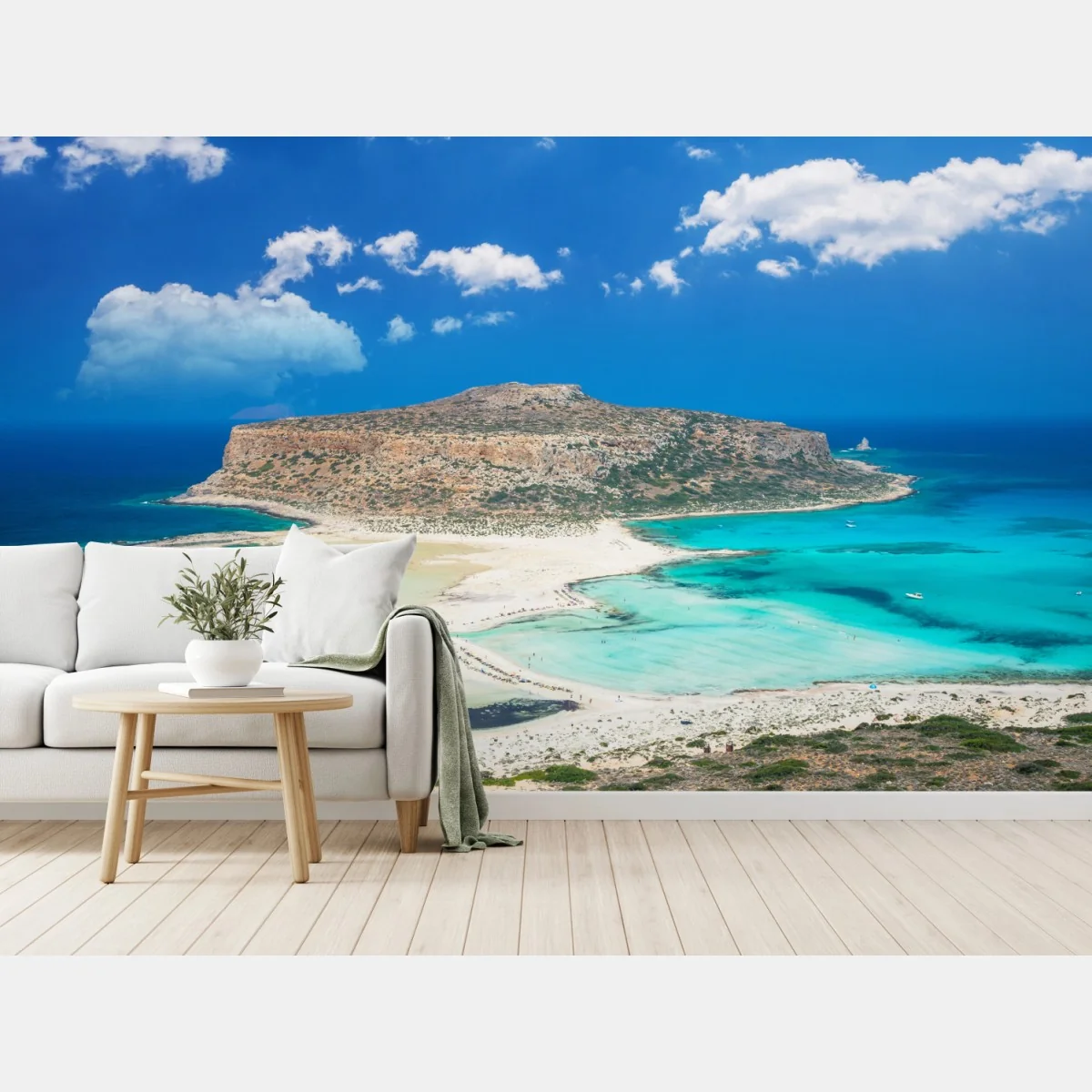 Fototapeta Balos plaża i turkusowa laguna – Wallissimo® Fototapeta Balos plaża i turkusowa laguna – Wallissimo®