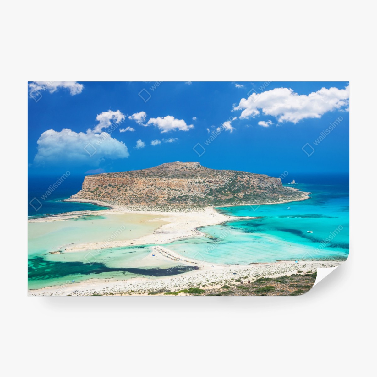 Fototapeta Balos plaża i turkusowa laguna – Wallissimo® Fototapeta Balos plaża i turkusowa laguna – Wallissimo®