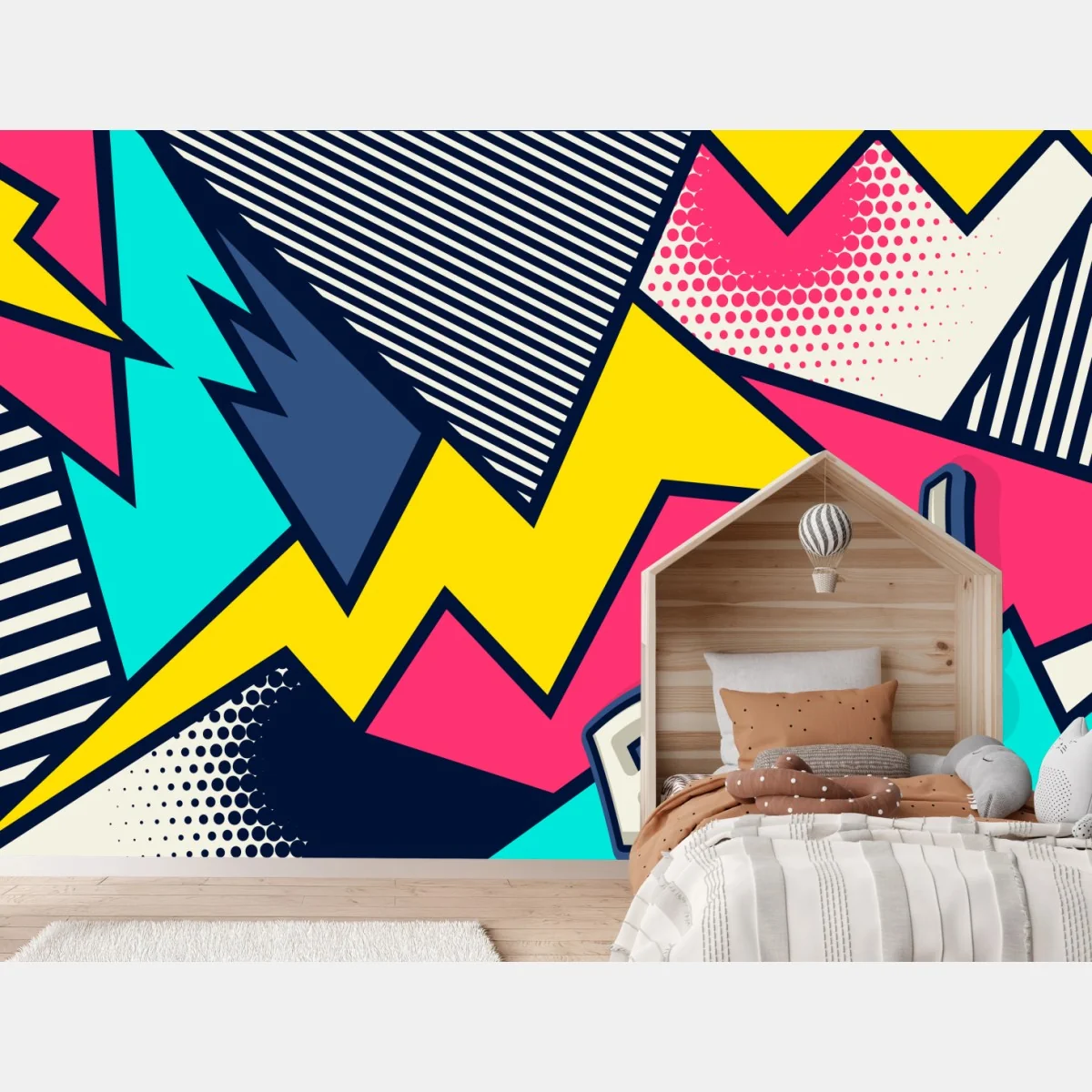 Fototapeta eksplozja komiksowego pop artu – Wallissimo® Fototapeta eksplozja komiksowego pop artu – Wallissimo®