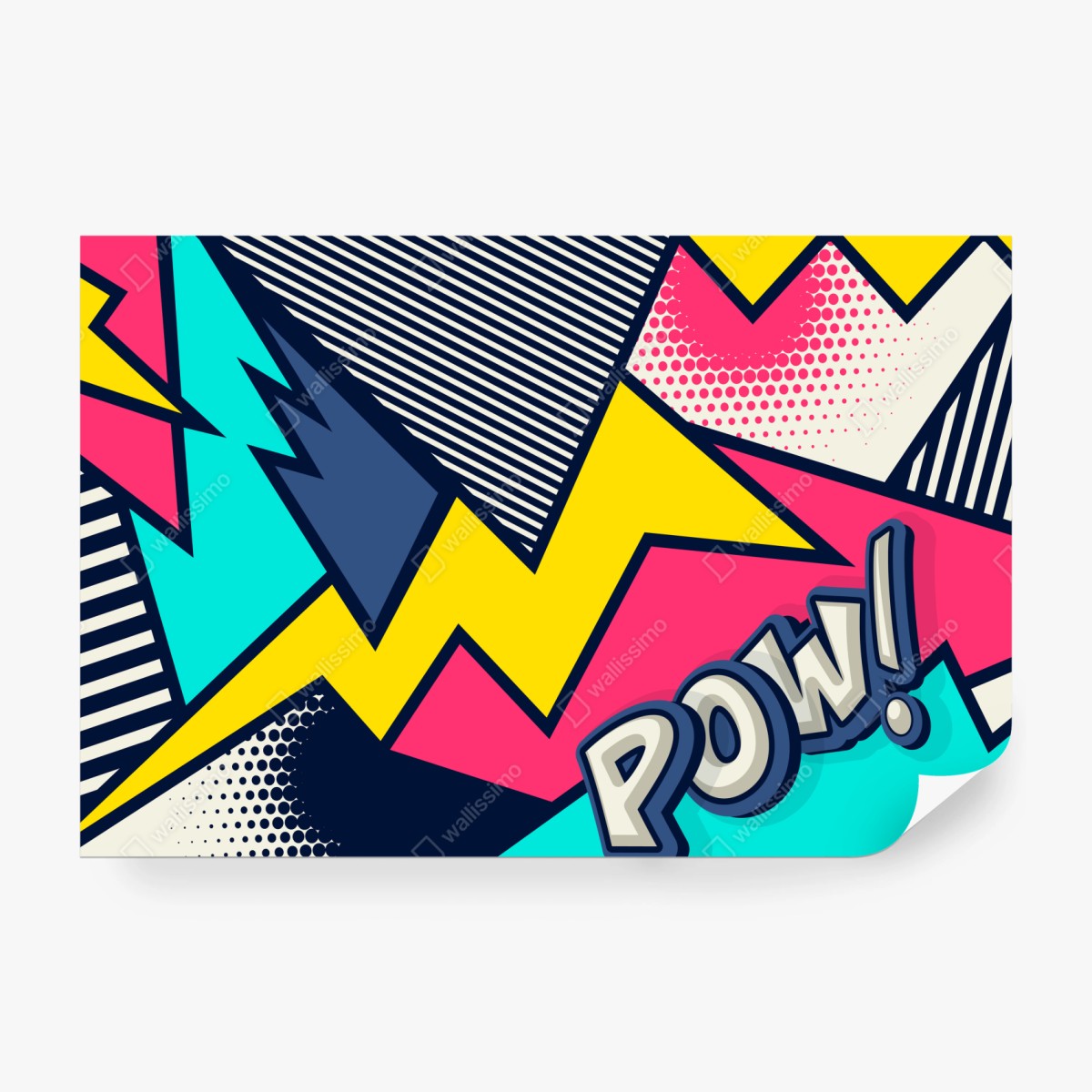 Fototapeta eksplozja komiksowego pop artu – Wallissimo® Fototapeta eksplozja komiksowego pop artu – Wallissimo®