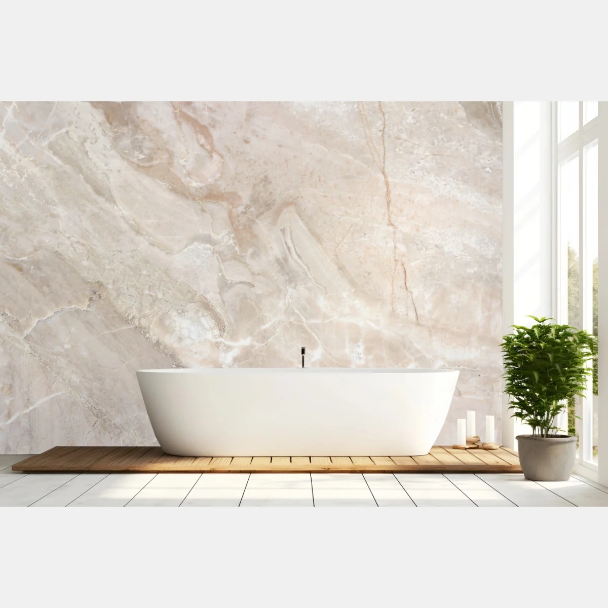 Fototapeta beżowa tekstura marmuru – Wallissimo® Fototapeta beżowa tekstura marmuru – Wallissimo®