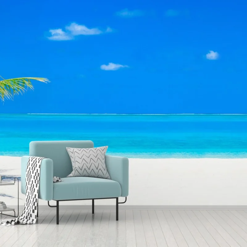 Fototapeta Malediwy tropikalna plaża raj – Wallissimo® Fototapeta Malediwy tropikalna plaża raj – Wallissimo®