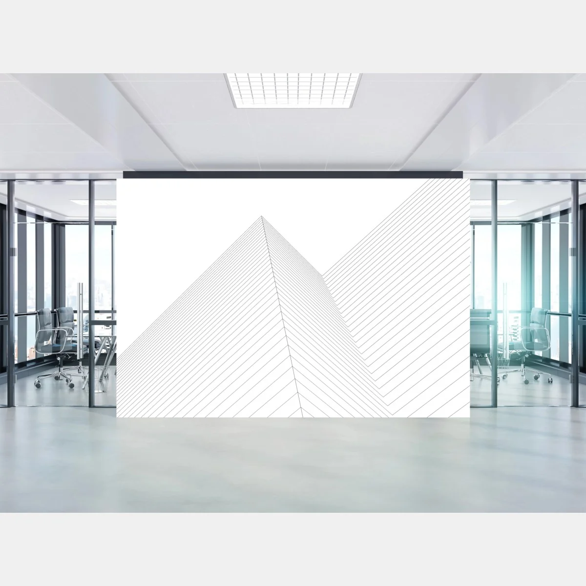 Fototapeta geometryczne linie architektoniczne – Wallissimo® Fototapeta geometryczne linie architektoniczne – Wallissimo®