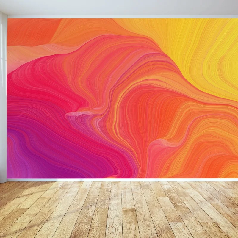 Fototapeta żywe falujące kolory – Wallissimo® Fototapeta żywe falujące kolory – Wallissimo®