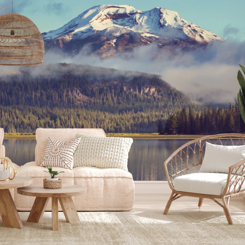 Fototapeta spokojne górskie jezioro w Oregonie – Wallissimo® Fototapeta spokojne górskie jezioro w Oregonie – Wallissimo®