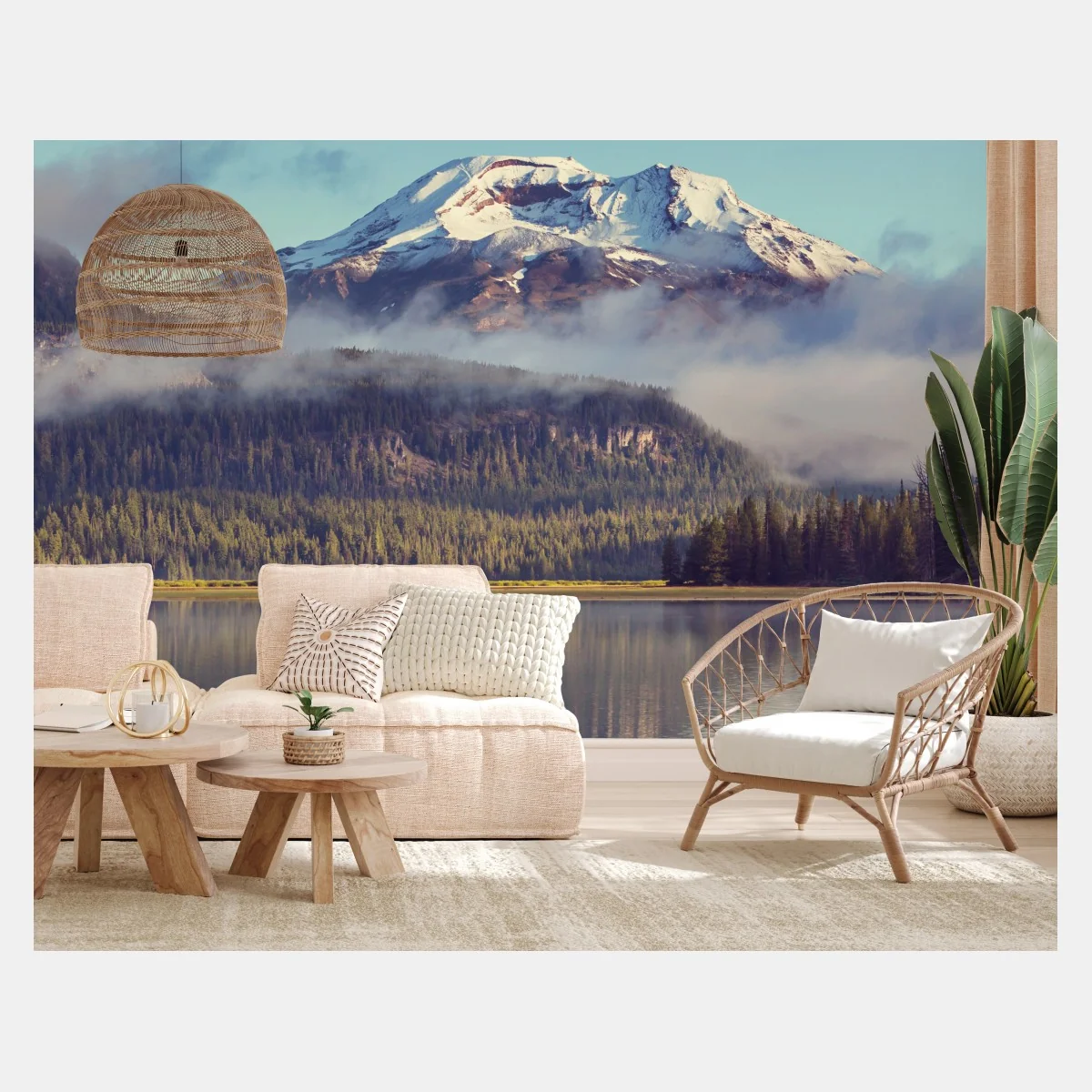 Fototapeta spokojne górskie jezioro w Oregonie – Wallissimo® Fototapeta spokojne górskie jezioro w Oregonie – Wallissimo®