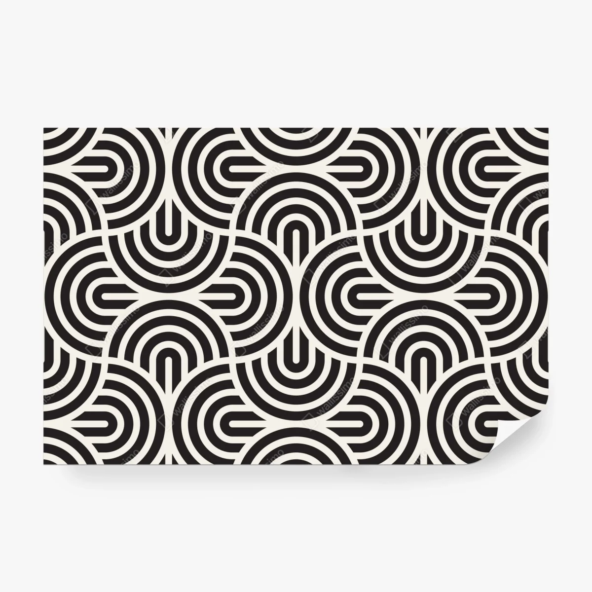 Fototapeta czarno-biały geometryczny wzór – Wallissimo® Fototapeta czarno-biały geometryczny wzór – Wallissimo®