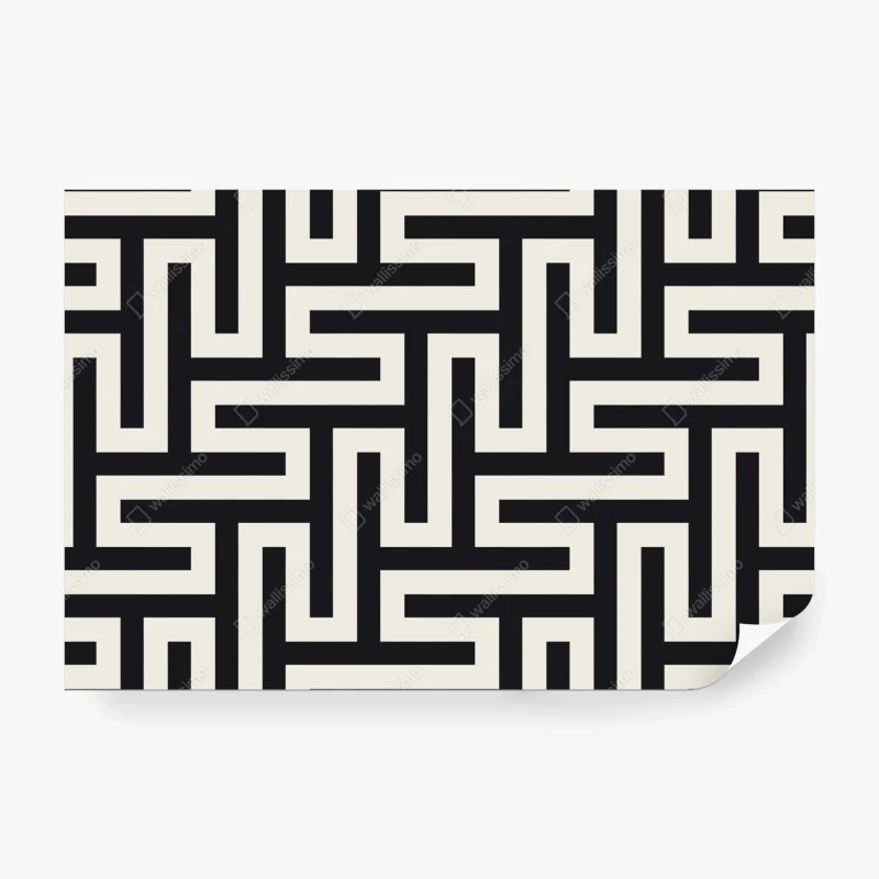 Fototapeta czarno-złota teksturowana abstrakcja ścienna – Wallissimo®