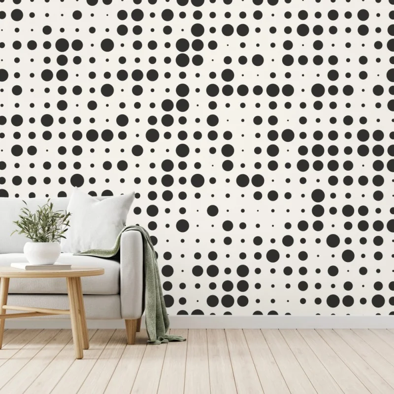 Fototapeta minimalistyczny wzór kropek – Wallissimo® Fototapeta minimalistyczny wzór kropek – Wallissimo®