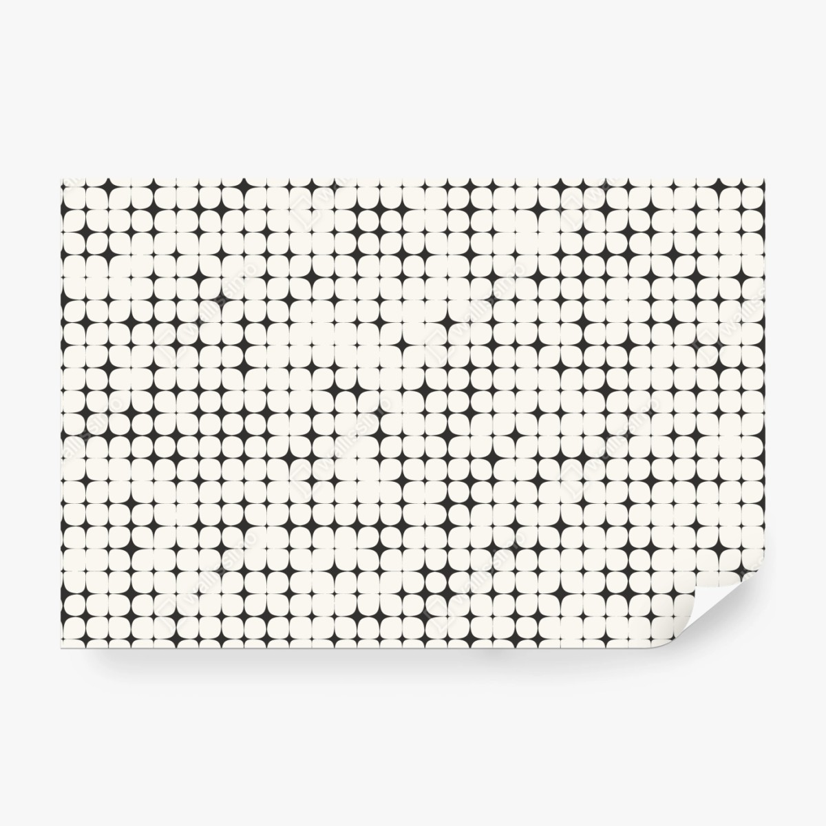 Fototapeta monochromatyczny geometryczny wzór z kropkami – Wallissimo® Fototapeta monochromatyczny geometryczny wzór z kropkami – Wallissimo®