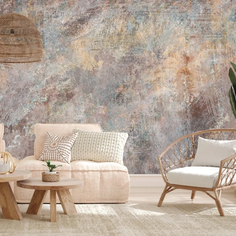 Fototapeta subtelna teksturowana abstrakcja w ciepłych neutralnych tonach – Wallissimo® Fototapeta subtelna teksturowana abstrakcja w ciepłych neutralnych tonach – Wallissimo®