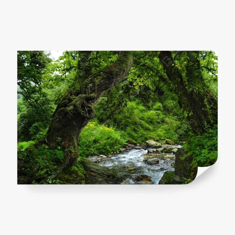 Fototapeta panorama Dubaju z Burj Khalifa o zachodzie słońca – Wallissimo®