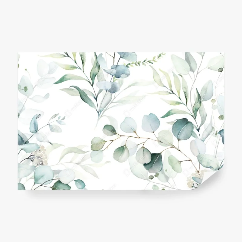 Fototapeta mglisty las iglasty – Wallissimo®