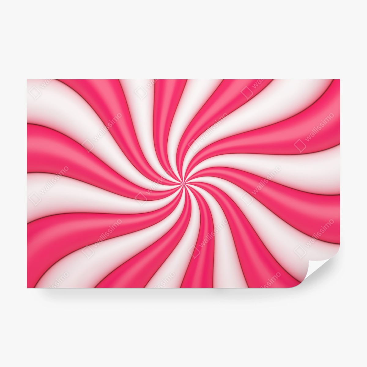 Fototapeta różowa cukierkowa spirala – Wallissimo® Fototapeta różowa cukierkowa spirala – Wallissimo®