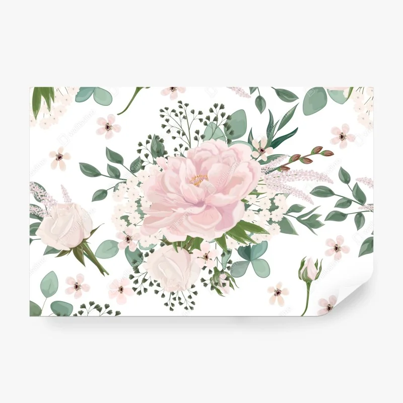 Fototapeta zabawny pastelowy wzór z psami – Wallissimo®