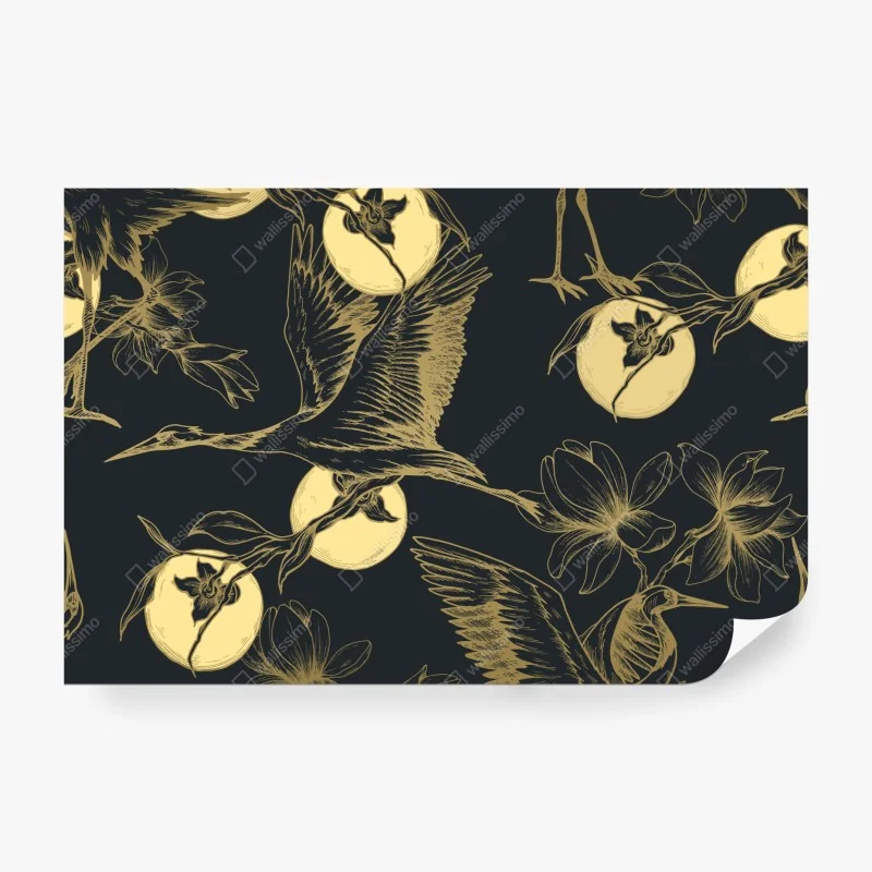 Fototapeta jasny żółty wzór w kropki do pokoju – Wallissimo®