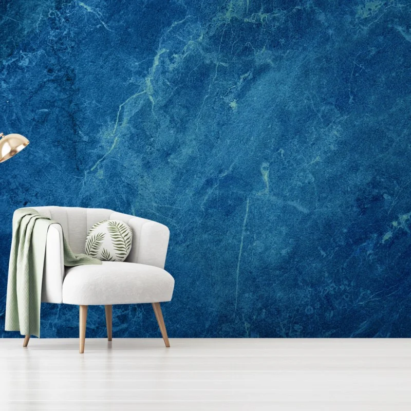 Fototapeta głęboka niebieska tekstura marmuru – Wallissimo® Fototapeta głęboka niebieska tekstura marmuru – Wallissimo®