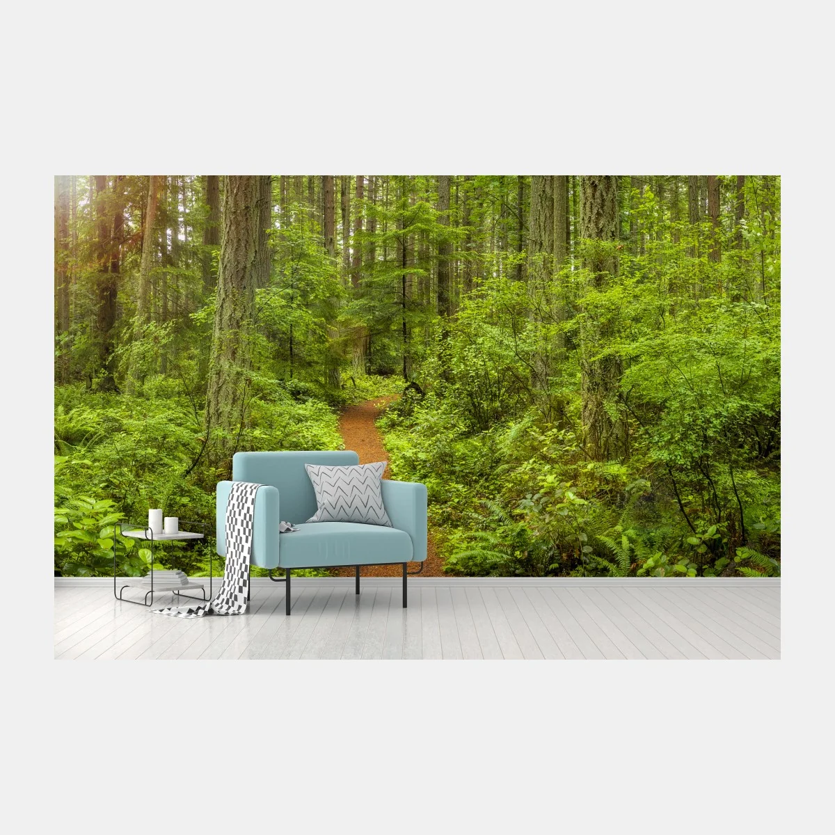 Fototapeta spokojna leśna ścieżka – Wallissimo® Fototapeta spokojna leśna ścieżka – Wallissimo®