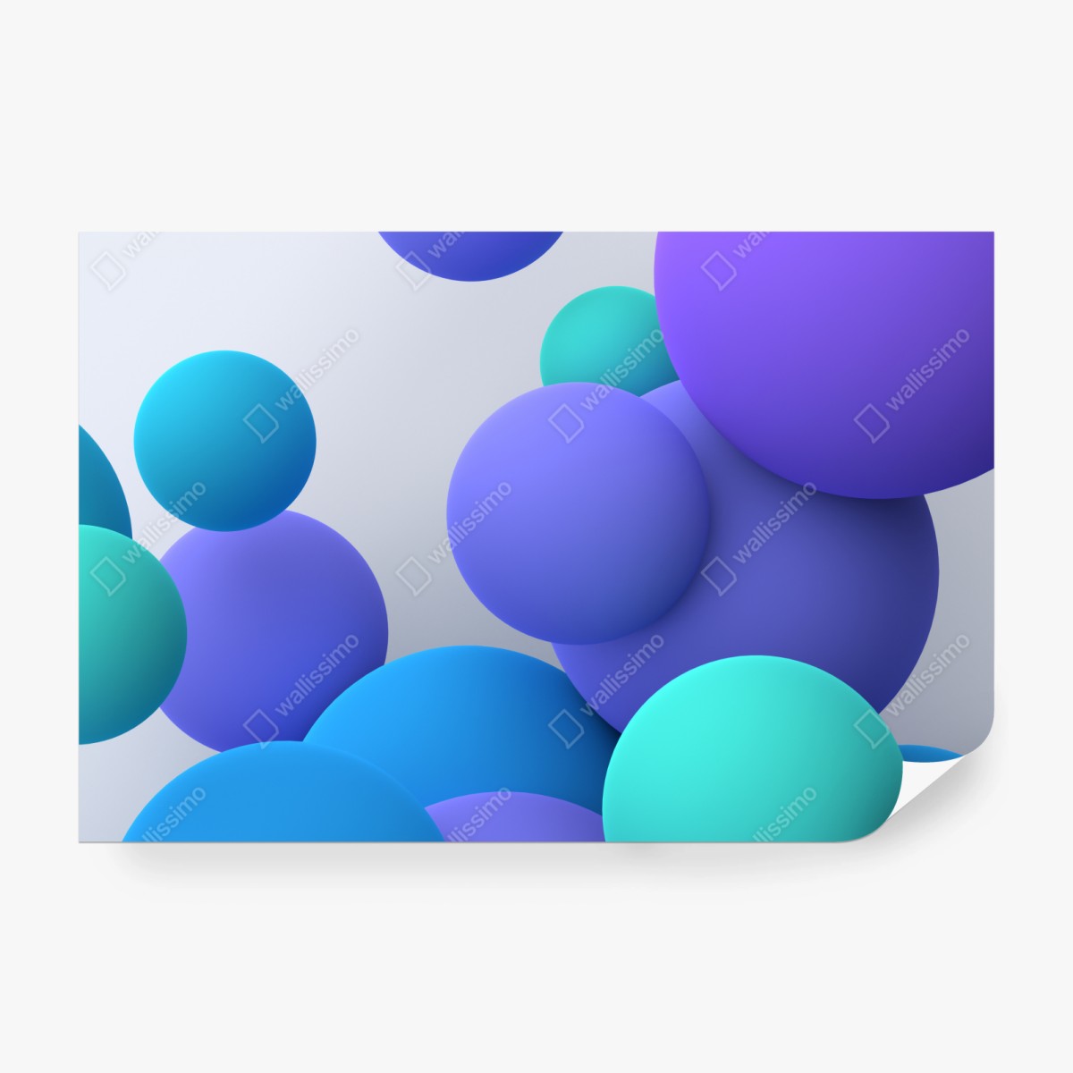 Fototapeta kolorowe pływające kule 3d abstrakcja – Wallissimo® Fototapeta kolorowe pływające kule 3d abstrakcja – Wallissimo®