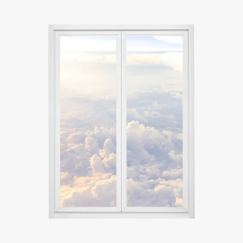 Naklejka na okno słoneczniki na czarnym tle – Wallissimo®