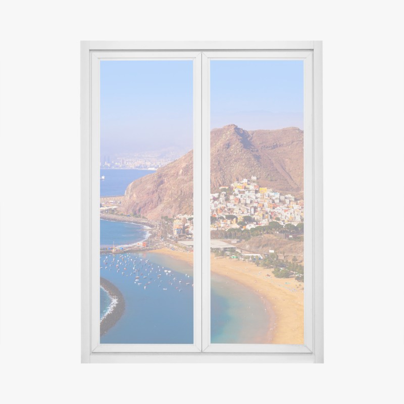 Naklejka na okno złoty wzór falowy do dekoracji ściennej – Wallissimo®