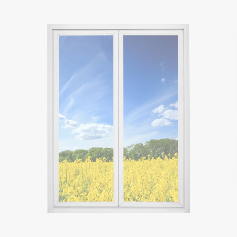 Naklejka na okno złoty wzór falowy do dekoracji ściennej – Wallissimo®