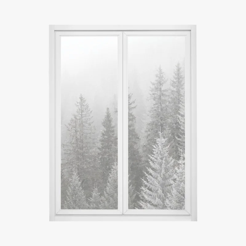 Naklejka na okno zachód słońca na plaży Mahe, Seszele – Wallissimo®