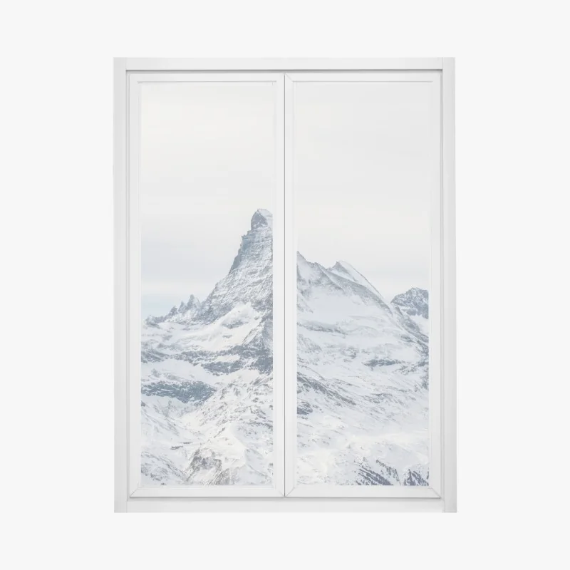 Naklejka na okno delikatne nasiona mniszka w monochromie – Wallissimo®