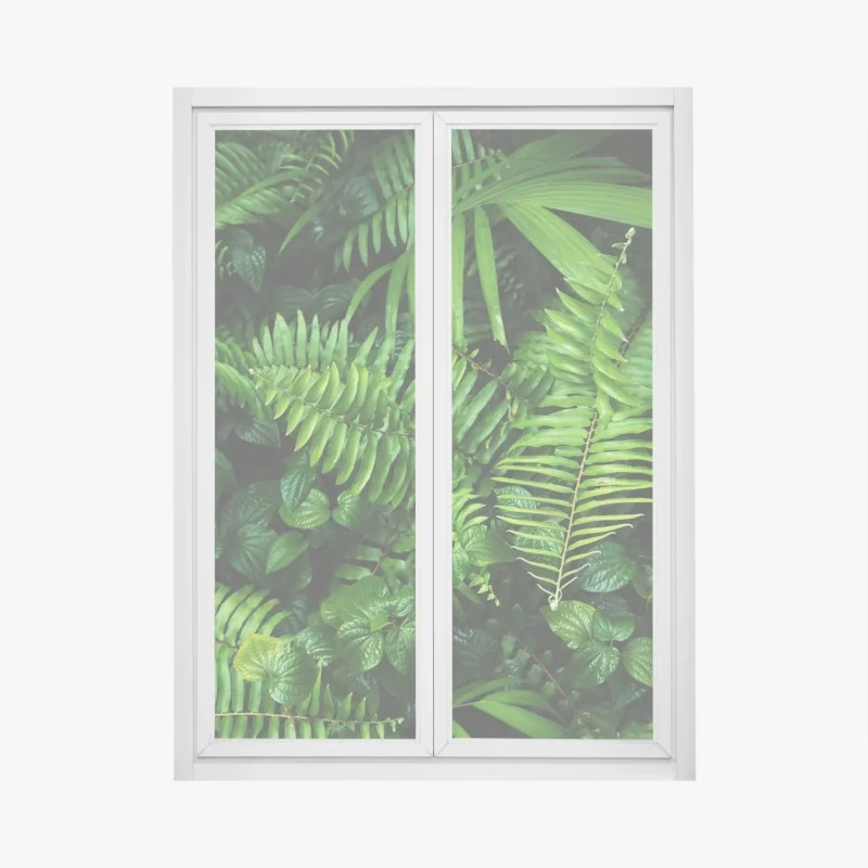 Naklejka na okno słoneczniki na czarnym tle – Wallissimo®