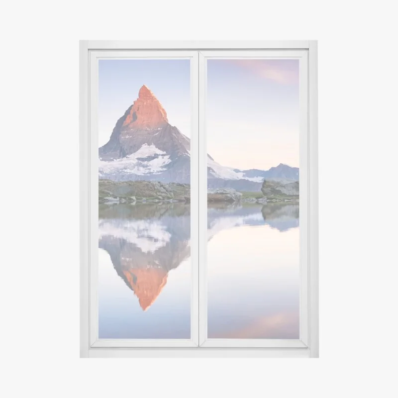 Naklejka na okno lotnicza panorama Chicago nocą – Wallissimo®