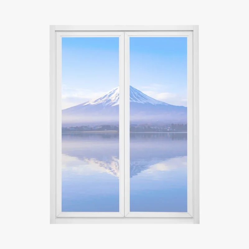 Naklejka na okno słoneczny kanion piaskowcowy – Wallissimo®