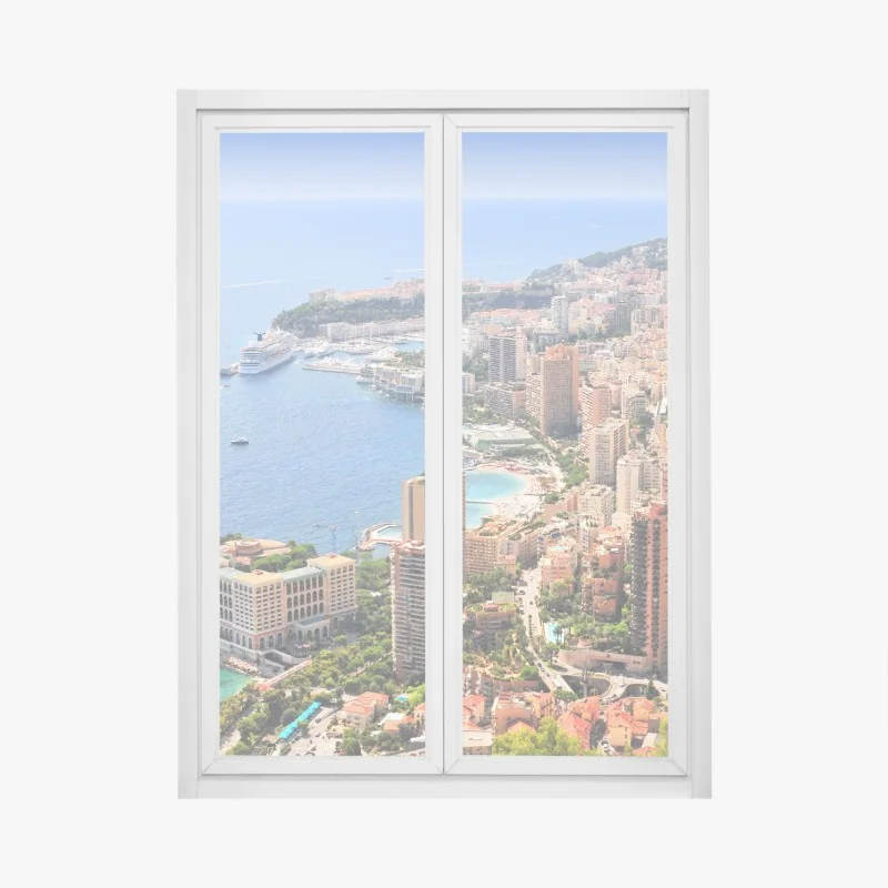 Naklejka na okno noc pełna gwiazd nad Ushba – Wallissimo®